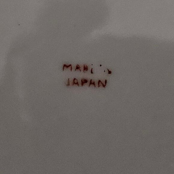 Vintage Japan Lusterware Plates Set of 3 Plum Blossom Iridescent 7" - Picture 4 of 6